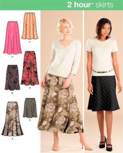 22 Designs Plus Size Wrap Skirt Pattern Maryleerenee