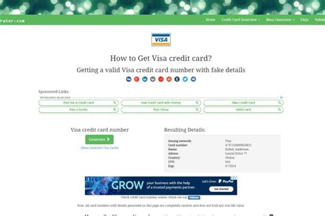 Use our credit card number generate a get a valid credit card numbers complete with cvv and other fake details. Credit Card Numbers With Cvv ~ news word