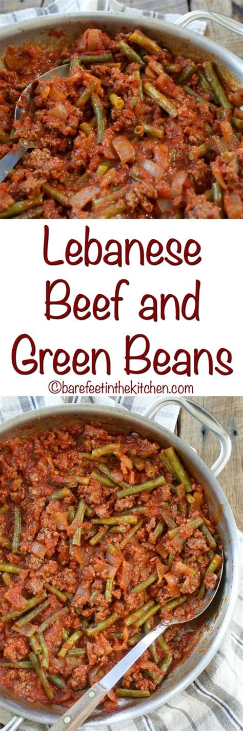 Lebanese Beef And Green Beans