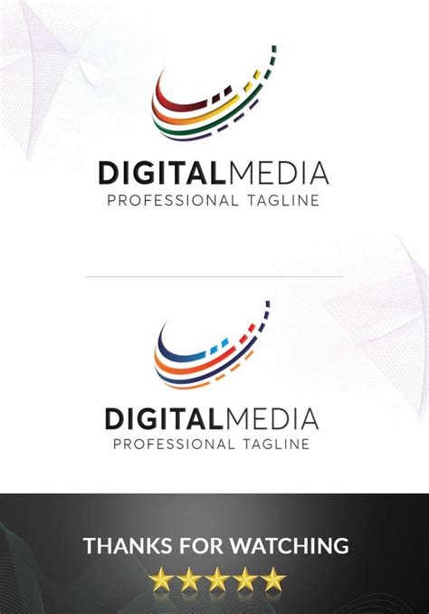 Digitalmedia Logo Template 97318 In 2020 Digital Media Logo Logo