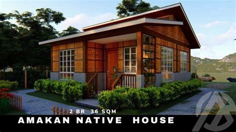 Modern Bahay Kubo Amakan Native House 2 Br 36 Sqm Half Concrete Design Arkipeace
