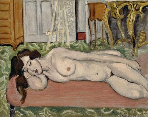 Kundst Henri Matisse Fr 1869 1954 Reclining Nude On A