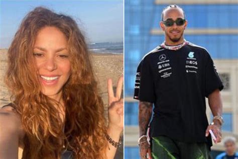 Habrá romance Shakira fue captada en Miami junto a Lewis Hamilton campeón de Fórmula