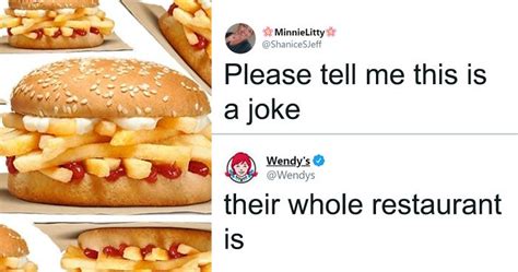 Not bad and at this point i think we can agree theirs actually looks better, for what that's worth. Wendy's Didn't Hold Back On The Burns After Finding Out ...