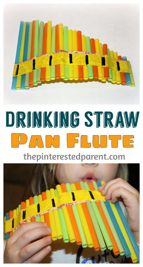 Straw Pan Flute Craft The Pinterested Parent