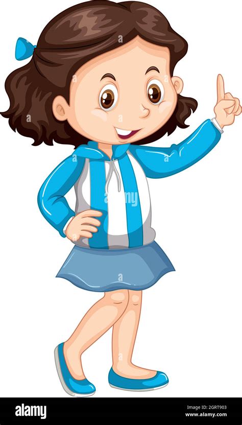 Young Girl Argentina Stock Vector Images Alamy