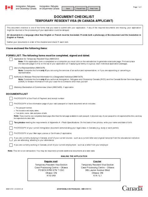 Temporary Resident Visa In Canada Applicanttemporary Resident Visa
