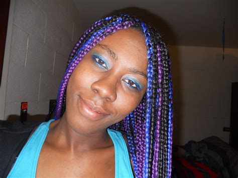 30 Blue And Purple Box Braids Fashionblog