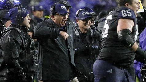 Tcu S Gary Patterson Knows How To Win Close Games Cbs Sports Says Fort Worth Star Telegram