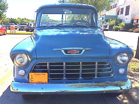 Handsome 1955 Chevrolet 3200 Pickup At Home Depot Atx Car Pictures