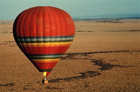 Balloon Safari Over Masai Mara National Photograph By Medford Taylor
