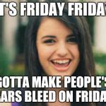 Rebecca Black Its Friday Meme