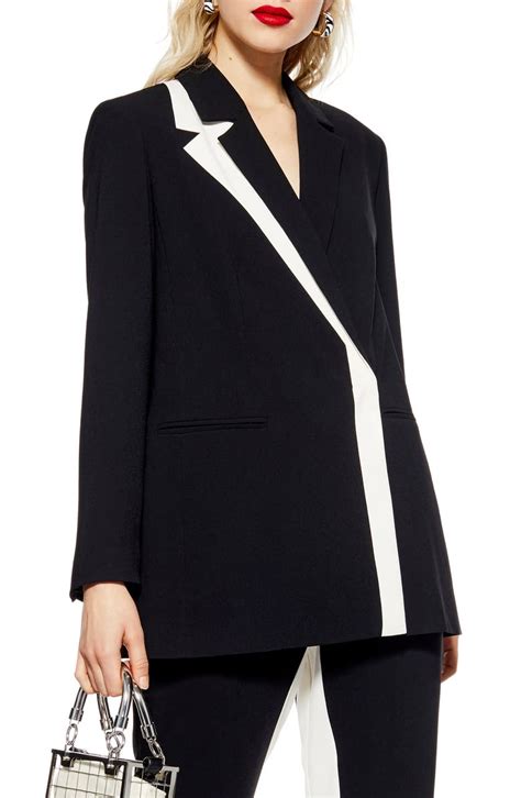 Topshop Colorblock Blazer Nordstrom