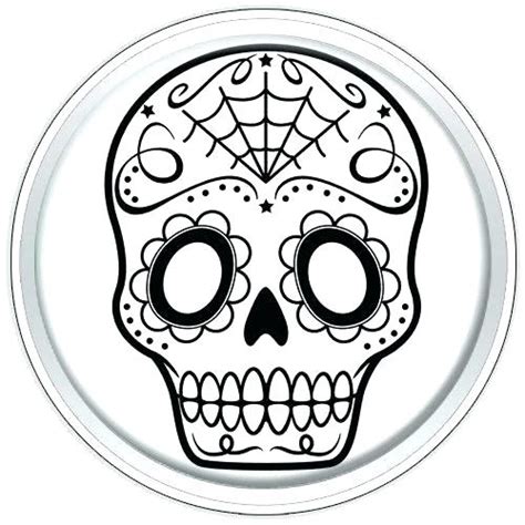 Actually, it relates to the mexican culture with the name calavera. Simple Sugar Skull Drawing at PaintingValley.com | Explore ...