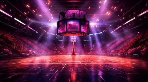 Premium Photo Basketball Arena Professional Basketball Grand Arena In