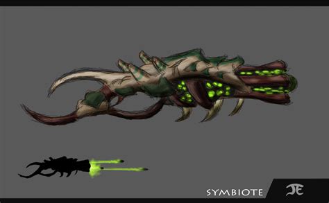 Warframe Fanart Symbiote Weapon By Krion112 On Deviantart