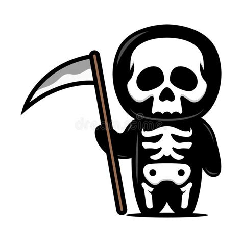 Cute Skeleton Mascot Pirates Themes Design Stock Vector Illustration