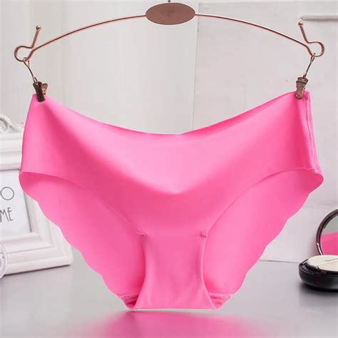 Yjsfg House Sexy Women Panties Seamless Briefs Ultra Thin Traceless Trimming Ruffles Underwear