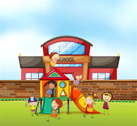 Clipart School Playground Png Free Clipart World