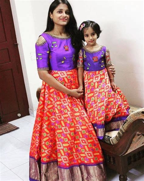 adorable mothers and daughters matching outfit ideas indian fashion ideas indian… mom and