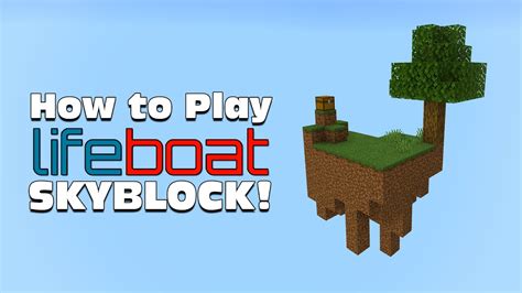 How To Play Lifeboat Skyblock Youtube