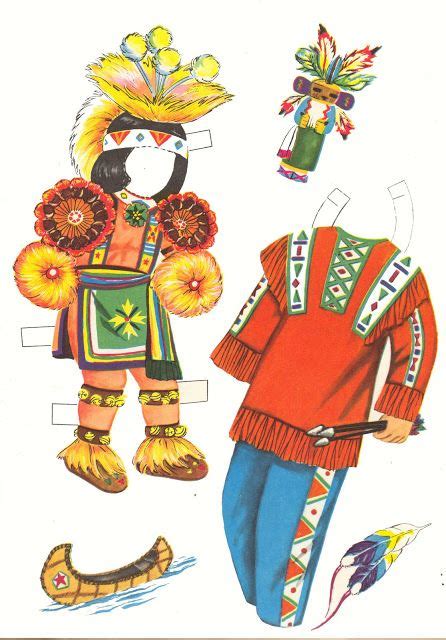 Picasa Web Albums Bobe Indian Paper Paper Dolls Vintage