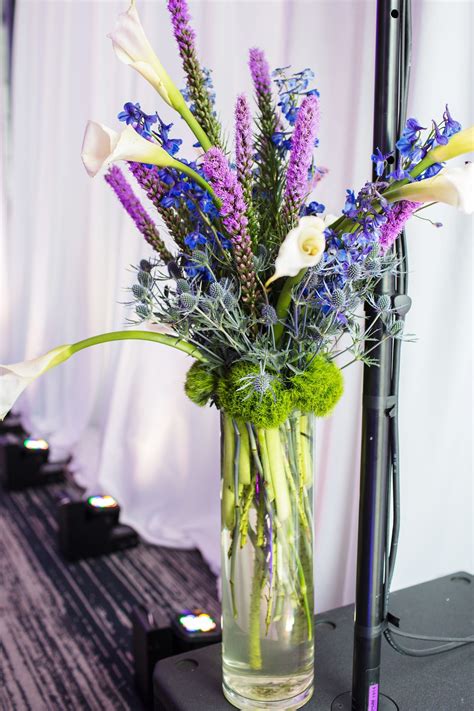 Modern Purple Wedding Flower Arrangements Modern Floral Arrangements