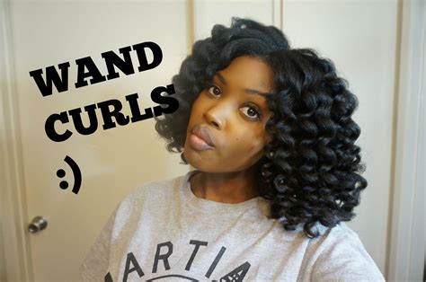 Easy WAND CURLS On NATURAL HAIR | Wand curls on natural hair, Curls on natural hair, Natural ...