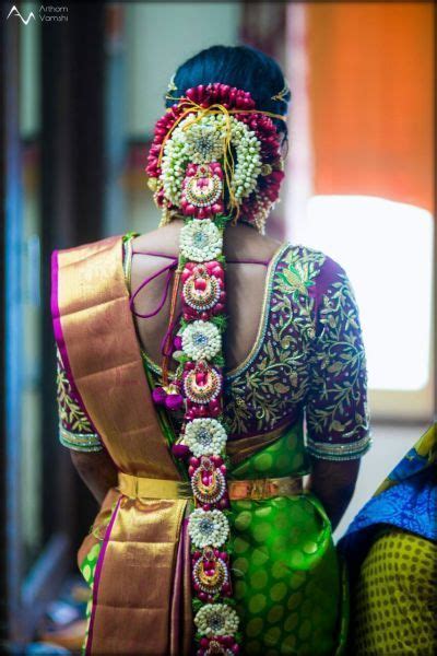 30 Poo Jadai Alangaram Designs For Wedding And Seemantham South Indian Bride Wedlockindia