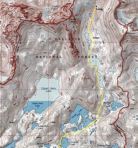 Granite Peak Montana Sw Ramp Route
