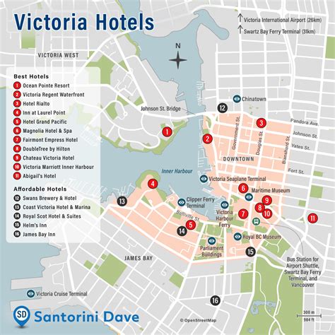 Victoria Hotel Map Best Areas Neighborhoods And Places To Stay