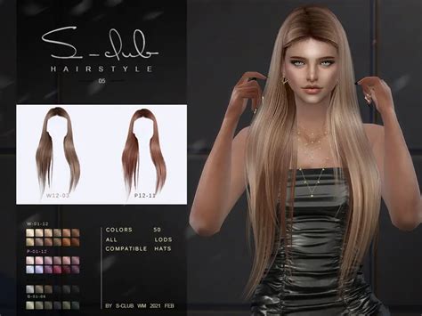 Sims Long Hair Cc Images And Photos Finder
