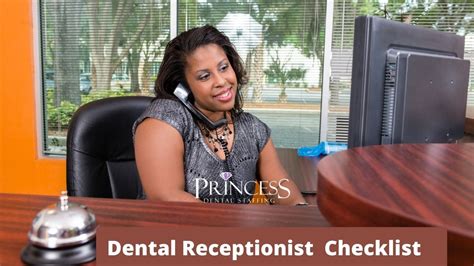 Dental Receptionist Skills Checklist Princess Dental Staffing