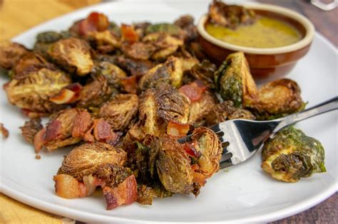 Air fryer brussel sprouts is a simple and easy side dish (fresh or frozen). Deep Fried Brussels Sprouts with Bacon - The Flour Handprint