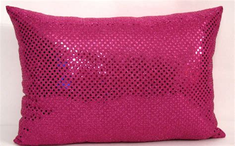 Pink Metallic Sequin Pillow Cover 12 X 17 By Alethias On Etsy