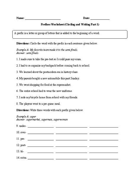 Diminutives Worksheet For Grade 4 Chapter 6 Respiratory System