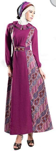 Adalah contoh baju dress panjang brokat buat pesta terbaru. Gambar Baju Gamis Batik Kombinasi Polos | Ragam Muslim (Dengan gambar) | Model pakaian, Model ...