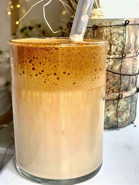 Simple Homemade Frothy Dalgona Latte Whipped Coffee Alphafoodie