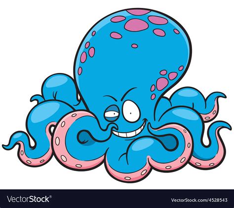 Octopus Vector Art Download Angry Vectors 4528543