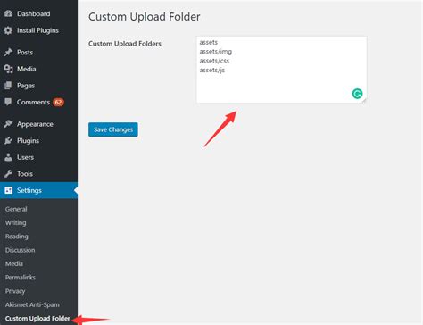 Custom File Upload Folder For Wordpress Wp Missing