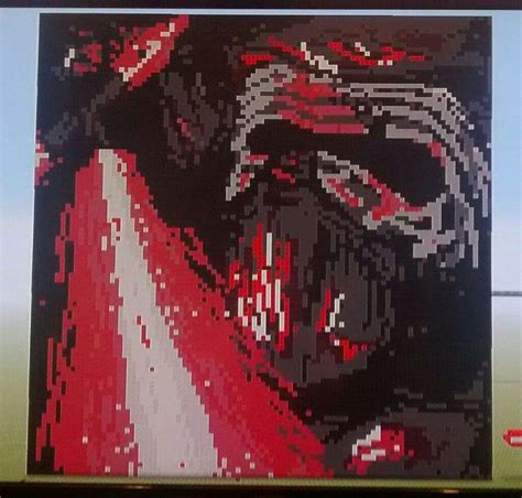 Kylo Ren Pixel Art Star Wars Amino