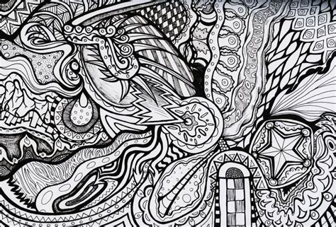 Trippy Coloring Pages | Trippy designs Colouring Pages | Stress