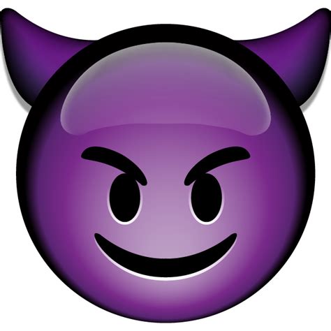 Devil Horns Emoji Png - More icons from this author. - madamyx