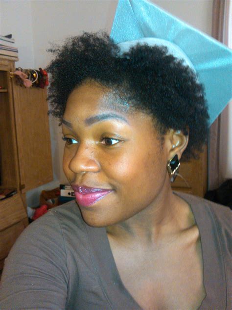 Using a large number of invisibles can also spoil. Graduation with Short Natural Hair: That Darn Cap ...