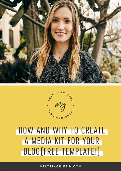 how and why to create a media kit for your blog free template melyssa griffin social