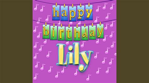 Happy Birthday Lily Personalized Youtube Music