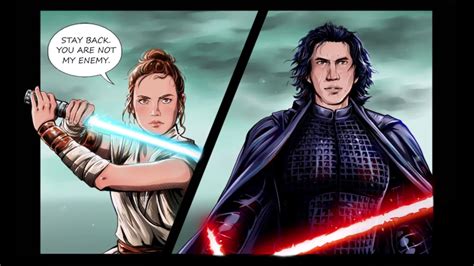 reylo the rise of skywalker fancomic kylo and rey youtube