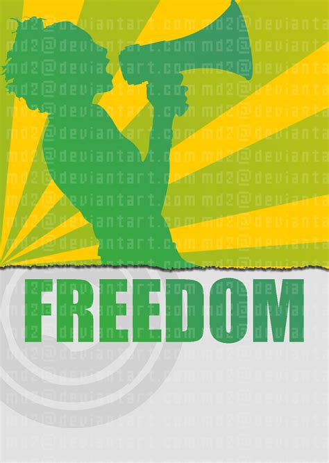 Freedom Poster Design Idea 1 By Md2 On Deviantart