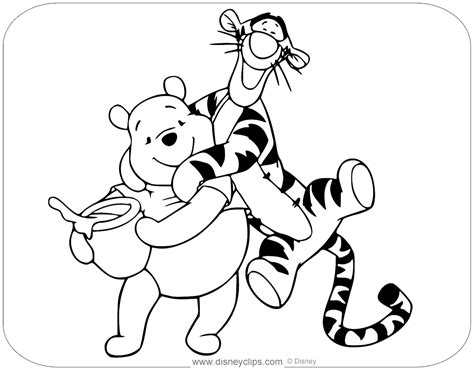 Top 10 tigger coloring pages: Winnie the Pooh & Tigger Coloring Pages | Disneyclips.com
