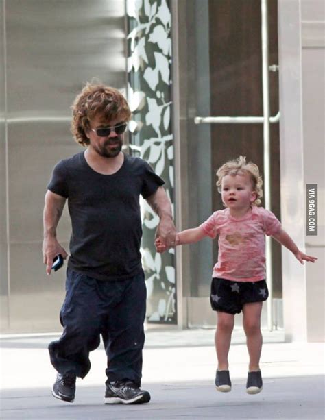Peter Dinklage With His Magical Levitating Daughter 9gag